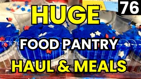 FRUGAL LIVING Food Pantry Haul 2024 Frugal Living Food Haul FOOD