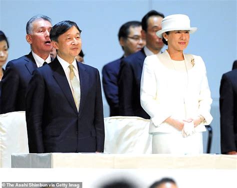 Japans Emperor Naruhito And His Wife Empress Masako Attend A Ceremony