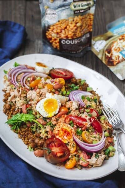 No Mayo Tuna Couscous Salad Recipe The Mediterranean Dish