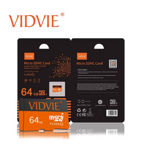 Vidvie 64GB Class 10 Micro SD Omena Ph