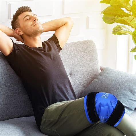 Relief Expert XL Knee Ice Pack Wrap Around Entire Knee After Surgery