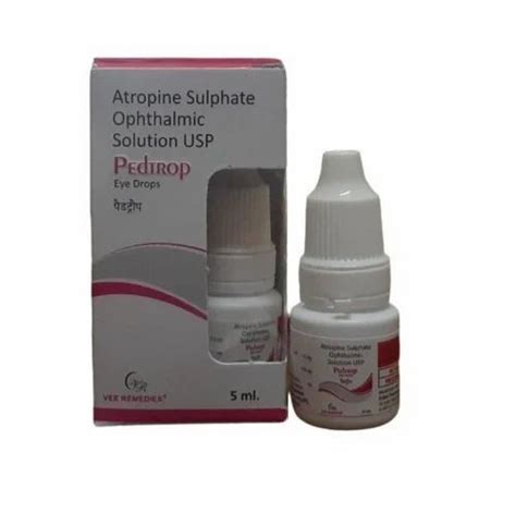 Atropine Sulphate Ophthalmic Solution USP 5 Ml At 210 Bottle In Sas