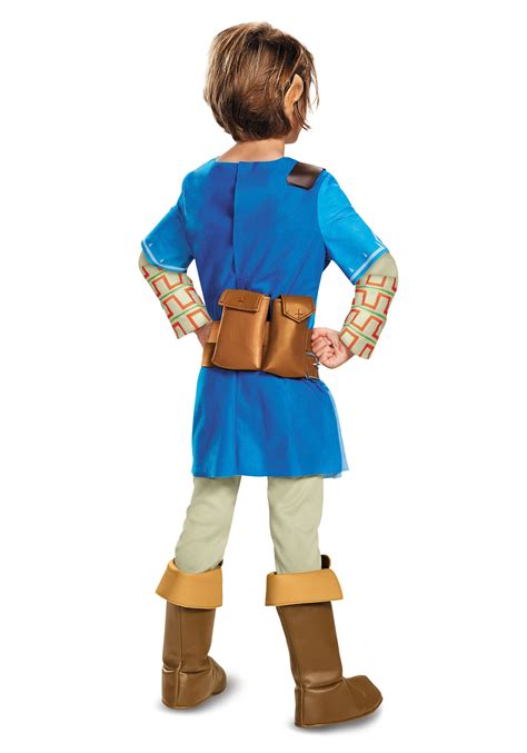 Legend Of Zelda Breath Of The Wild Link Deluxe Costume For Boys