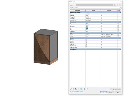 3D revit family parametric model - TurboSquid 1678613