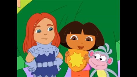 Dora The Explorer Clip Dora Saves The Crystal Kingdom Dora Gets A Shield Youtube