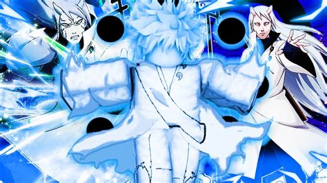 Hamura Ōtsutsuki Tenseigan Chakra Mode In Naruto Roblox Youtube