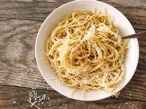 Spaghetti With Browned Butter And Mizithra Cheese The Mommy Mouse