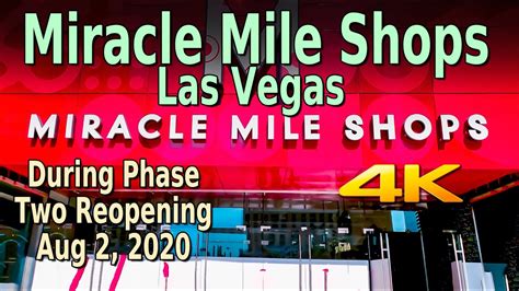 Miracle Mile Shops Las Vegas Strip Reopening Walking Tour In 4k Aug 2