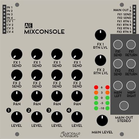 Tangible Waves Mixconsole Ae Modular Module On Modulargrid