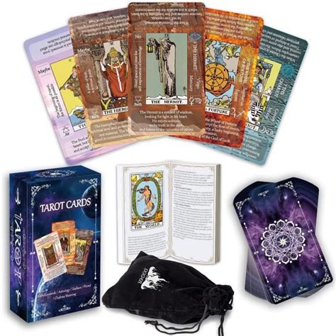 Ensemble De Cartes De Tarot Avec Guide Fran Ais Non Garanti Cartes