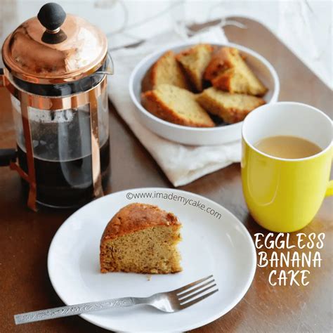 Eggless Banana Cake » I Made My Cake