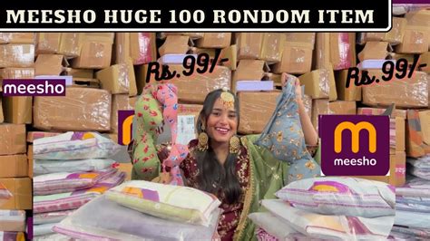 100 Meesho Huge Trendy Rondom Haul 🤭 Omg 😰 Kya Mangwaya Tha Kya