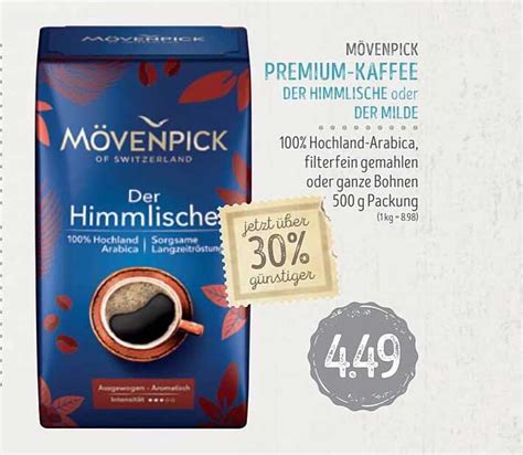 M Venpick Premium Kaffee Der Himmlische Oder Der Milde Angebot Bei