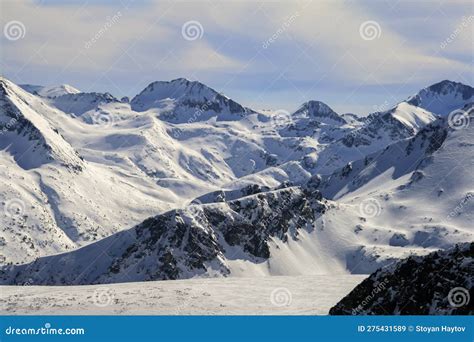 Winter View of Pirin Mountain from Todorka Peak, Bulgaria Stock Image ...