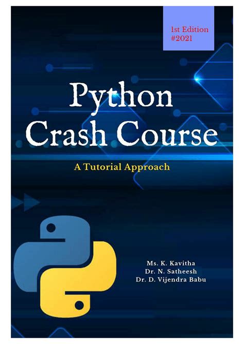 PDF Python Crash Course A Tutorial Approach