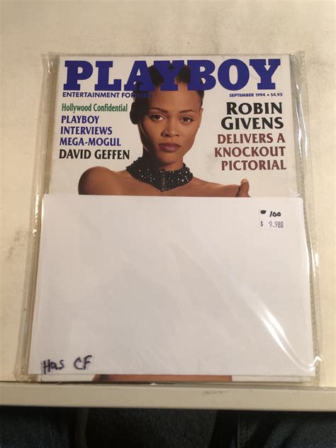 Playboy Magazine Bagged September Robin Givens Adult Magazines