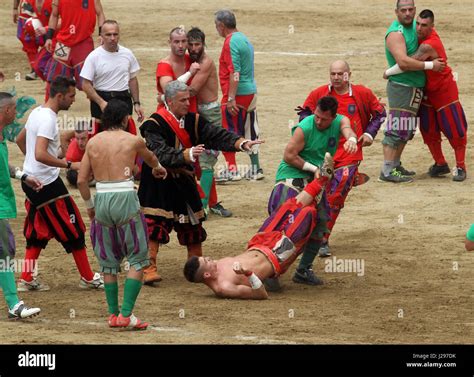 calcio storico fiorentino,florence italy Stock Photo - Alamy