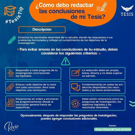 ¿cómo Redactar Las Conclusiones De Mi Tesis Como Redactar Tesis Investigacion