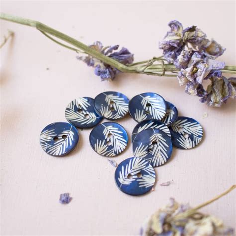 Canopy Buttons Cobalt Atelier Brunette