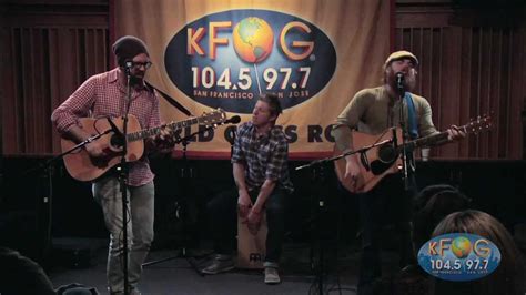 Marc Broussard Au Long De La Riviere Fango Live On Kfog Radio Youtube