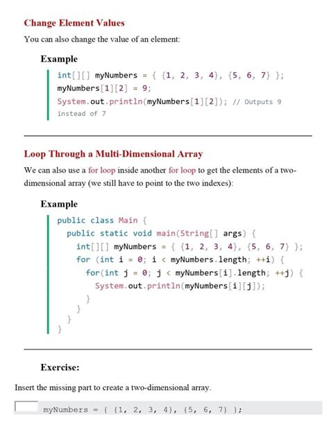 Learn Java Arrays Session Pdf Connect Techs