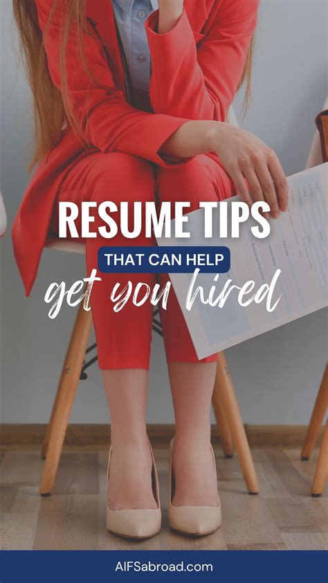 Resume Tips That Will Help You Get Hired