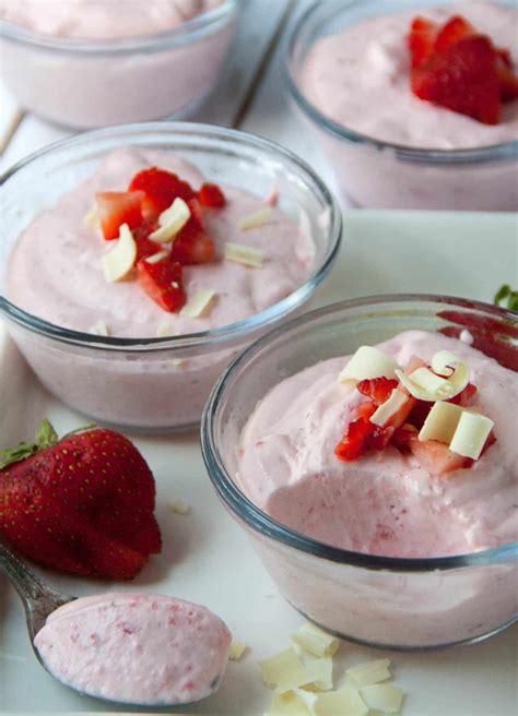 Easy Strawberry Mousse Boston Girl Bakes