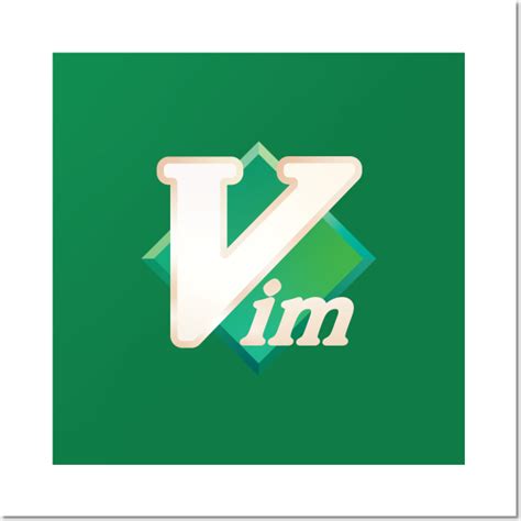 Vim Logo Redesign Vim Posters And Art Prints Teepublic