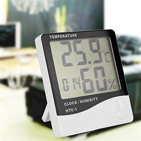 Norbi Indoor Desktop Humidity Meters Monitor Digital Hygrometer