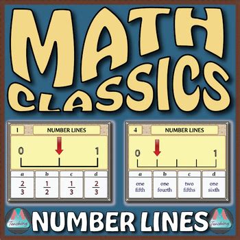 Math Concepts Fractions Number Lines Task Cards Activity For Fun Practice