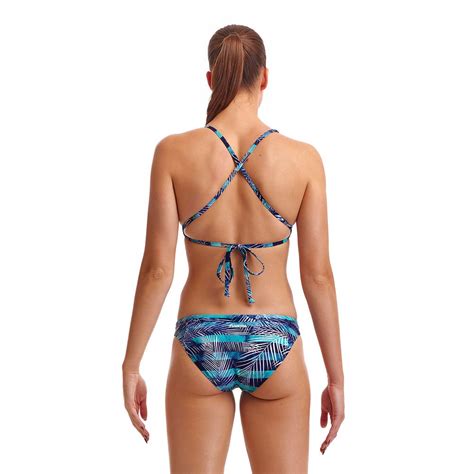 Funkita Hipster Palm Pilot Bikini Bottom Blue Swiminn