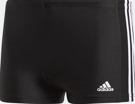 Adidas Fitness Boxer 3 Stripes Zwembroek Heren Black Core