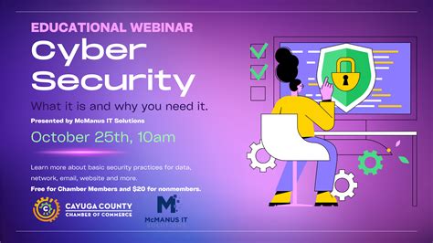 Educational Webinar Cyber Security What It Is And Why Your Business