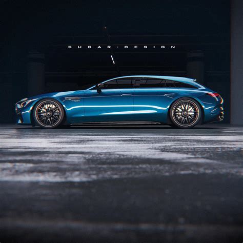 Digital Mercedes Amg Sl 63 Shooting Brake Arrives In Time To Have Us Fall In Love Autoevolution