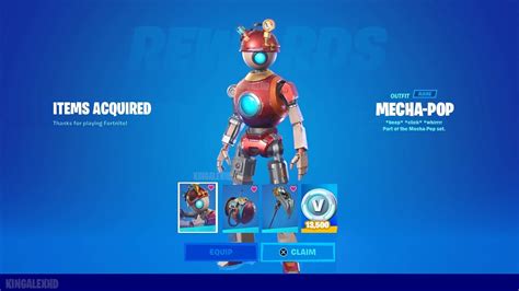 How To Get Mecha Pop Pack Free And Complete Mecha Challenge Fortnite