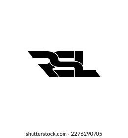 Rsl Letter Monogram Logo Design Vector Stock Vector (Royalty Free) 2276290705 | Shutterstock