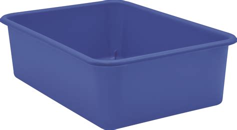 Blue Large Plastic Storage Bin