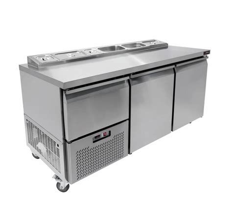 UNDERBAR FRIDGES PIZZA TOP SOLID DOOR 2 AND HALF DOOR BCE