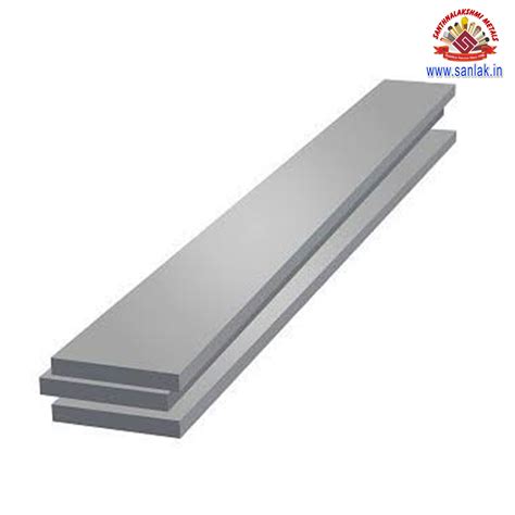 Rectangular Silver Aluminium Flat Bar Material Grade Size X