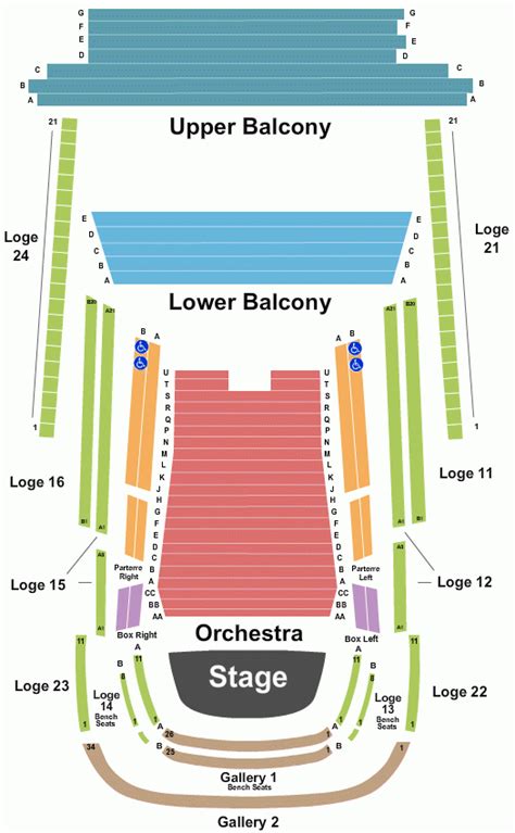 David Geffen Hall Interactive Seating Chart | Elcho Table