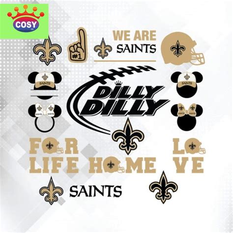 New Orleans Saints Svg New Orleans Saints Cricut Files