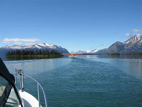 Lake and Provincial Park - Atlin Terraces