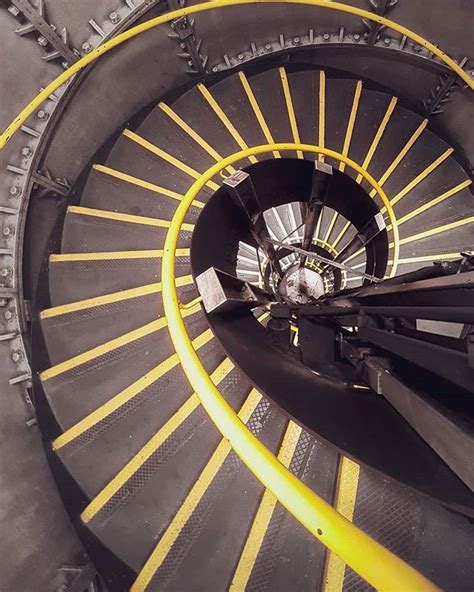 Spiral Staircase Leading Down To Borough Underground Station