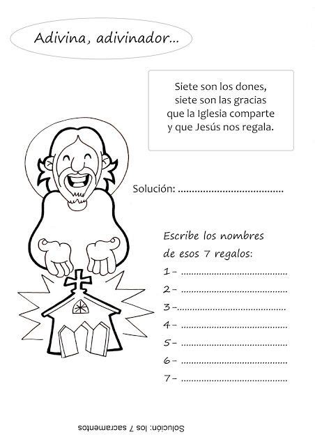 El Rinc N De Las Melli Adivinanza Los Sacramentos Los Sacramentos