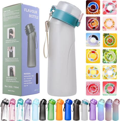 Amazon FIENZA Air Water Bottle With Flavour Pods 750ml Sports Air