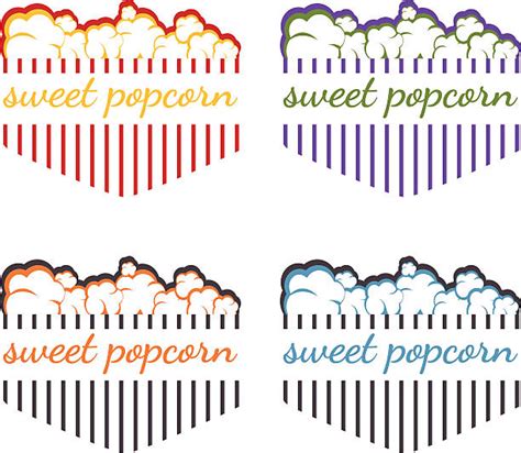 Best Popcorn Label Illustrations, Royalty-Free Vector Graphics & Clip Art - iStock