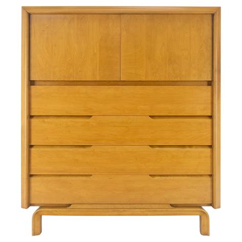 Edmond Spence Drawers Blond Birch Swedish Mid Century Modern Dresser