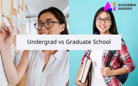 What Is Graduate School Vs College Undergraduate And Graduate