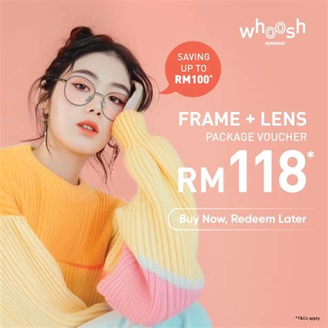 Buy Black Crystal Whoosh Frame Lens Package Focus Point Online Store