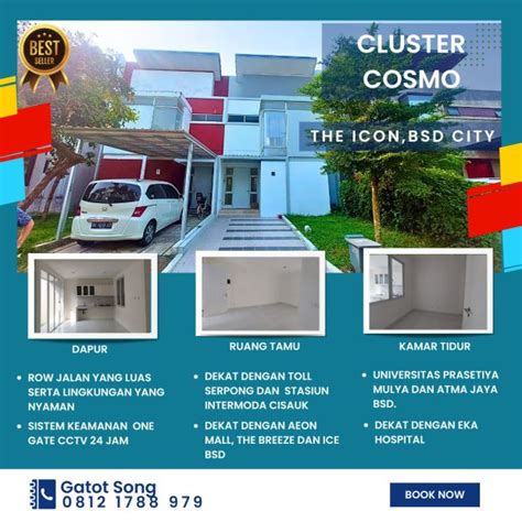 Rumah Bagus Baru Renovasi Di The Icon Cluster Cosmo Lokasi Strategis